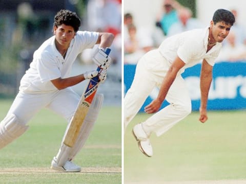 Sachin Tendulkar and Waqar Younis made their international debuts as teenagers on November 15th 1989, in Karachi. 