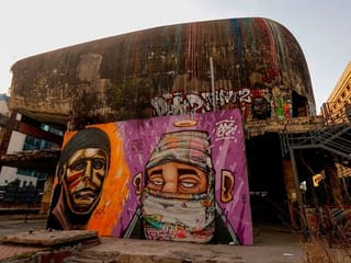 Photos: Lebanon protests expressed through street art