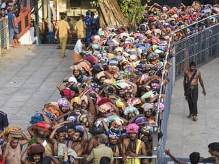 Photos: Sabarimala temple opens for the Mandala Pooja festival