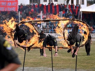 Photos: Jammu and Kashmir's new police recruits shine in passing out parade
