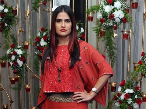 Mumbai: Singer Sona Mohapatra during the inauguration of Khazana Ghazal Festival in Mumbai. (Photo: IANS)