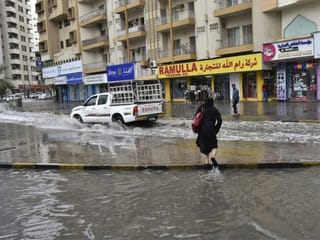 Watch what happens when it rains in UAE