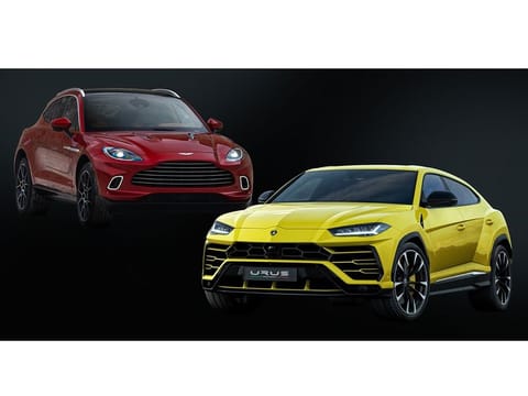 We compare the Aston Martin DBX with the Lamborghini Urus