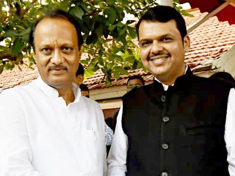 Ajit Pawar and Devendra Fadnavis 
