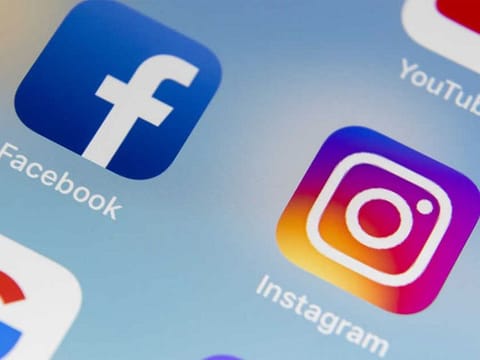 Facebook and Instagram.