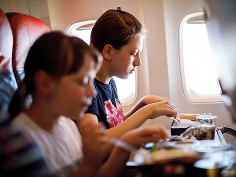 At cruising altitude humidity levels in the cabin are kept low, drying out the nose. As a result, the taste buds shift into low gear (taste and smell are inextricably linked).