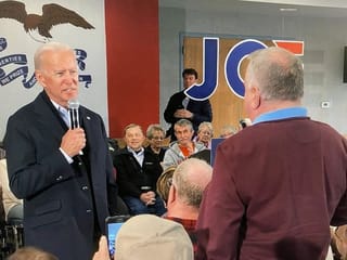 Watch: Biden lashes out at audience member at campaign rally calling man a “damn liar”