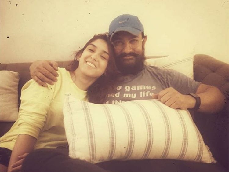 Aamir Khan with his Daughter Ira Khan
