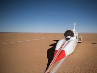 Revving up to a new speed record in Africa's Kalahari Desert