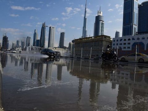 Look: It rained heavily in Dubai on Wednesday morning