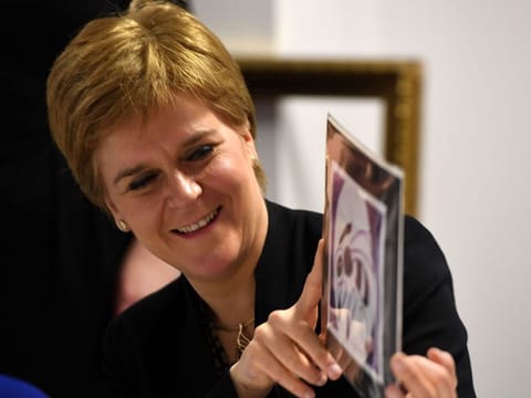 Scottish National Party (SNP) leader and Scotland's First Minister Nicola Sturgeon 
