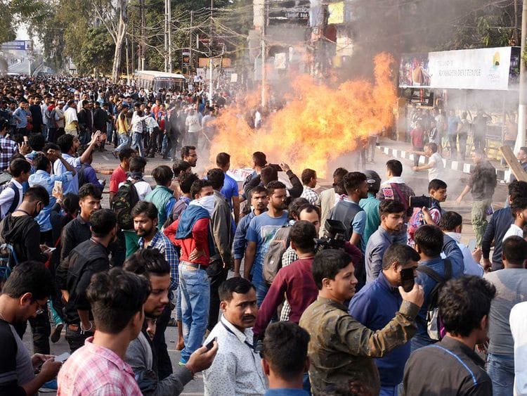 Assam protest