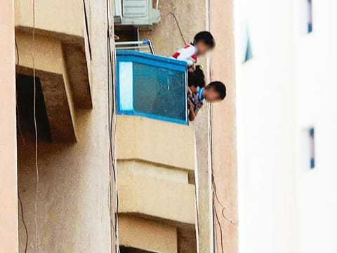 Children must not be allowed to go into the balconies unsupervised