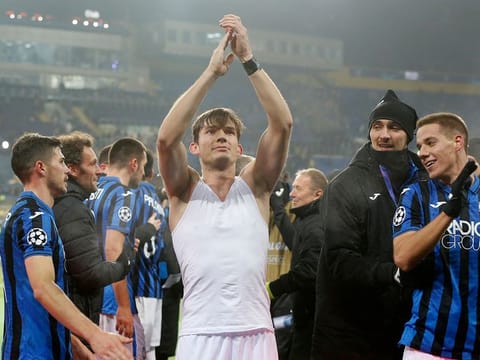 Atalanta celebrate victory