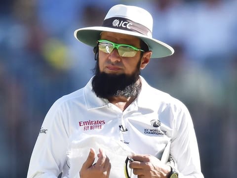 Aleem Dar, who took up umpiring after playing first-class cricket in Pakistan, said he was honoured to have officiated international matches.