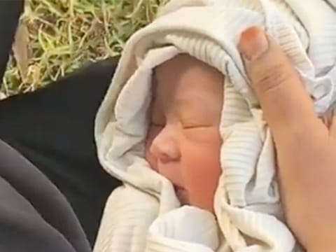  Police have yet to ascertain who the child belongs to or where the parents are.