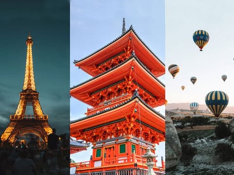 Paris, Tokyo, Cappadocia