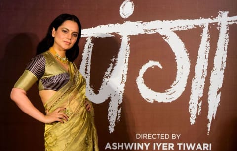 Bollywood actor Kangana Ranaut poses for photographs during the trailer launch of the upcoming sports drama Hindi film Panga in Mumbai on December 23, 2019.  / AFP / Sujit Jaiswal