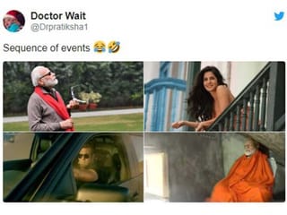 Indian Prime Minister Narendra Modi posted a solar-eclipse photo, see what happened next 