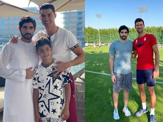 Look: Sheikh Hamdan meets Cristiano Ronaldo, Novak Djokovic in Dubai