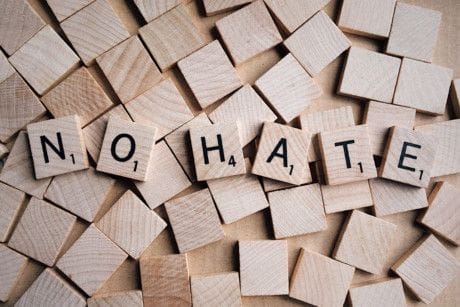 Hate is a weak emotion