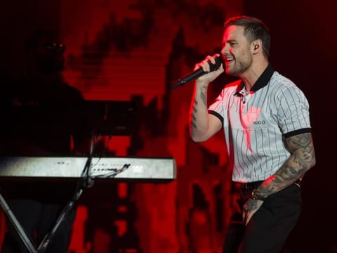 Liam Payne during the opening Concert of DSF at Burj Park. Dubai. Photo: Antonin Kélian Kallouche/Gulf News