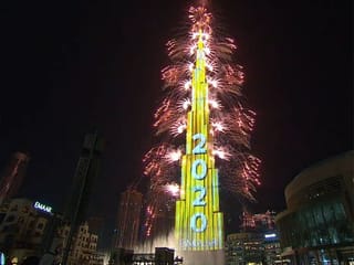 Photos: Burj Khalifa New Year's Eve fireworks