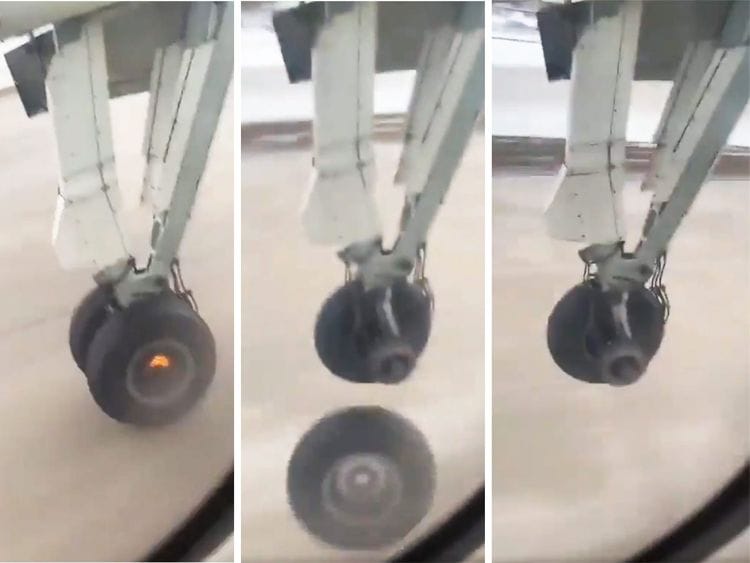 Plane wheel falls off Air Canada plane 