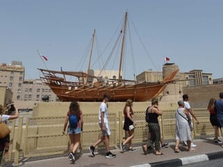 Tourists flock to Dubai as the holiday season begins