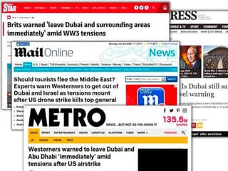 Iran-US tensions: British media at it again, using Dubai as clickbait 