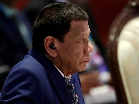 Philippine President Rodrigo Duterte