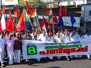 In pictures: Millions strike in protest at Indian government policies