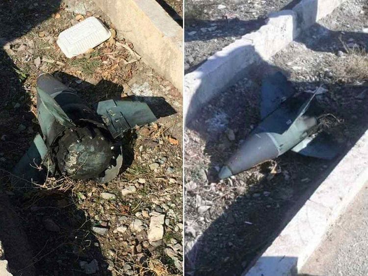 Unverified pictures of missile debris, supposedly from near the crash site of PS752, shared by Elicot Higgins on Twitter 