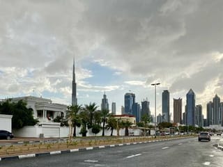 Reader pictures: Dark clouds, rain across UAE 
