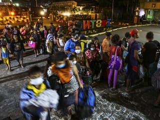 Taal volcano: Residents told to use underwear as masks