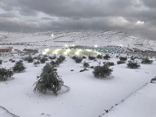 Photos: Snow blankets UAE's Jebel Jais mountain