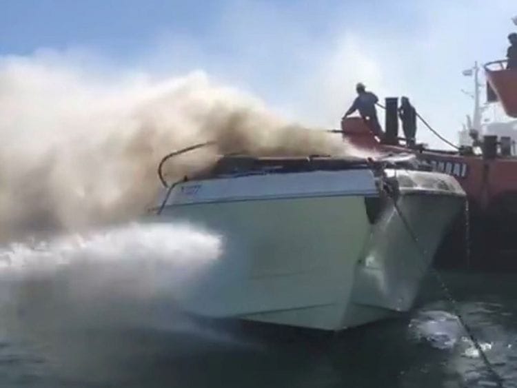 Fire Yacht Burj Al Arab