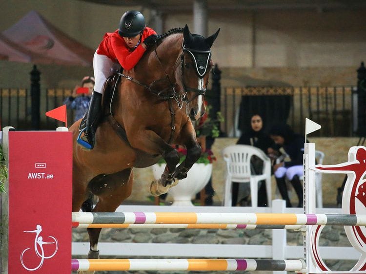 Show jumping at AWST