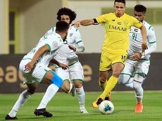 Fabio De Lima looks ready to serve in the UAE colours