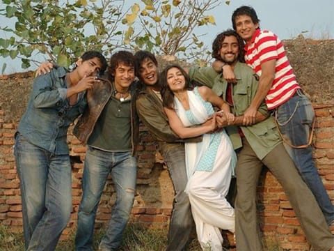 A still from 'Rang De Basanti'.