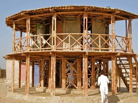 Architect Yasmeen Lari has built over 50,000 flood- and earthquake-resistant houses using traditional building materials in Pakistan. 