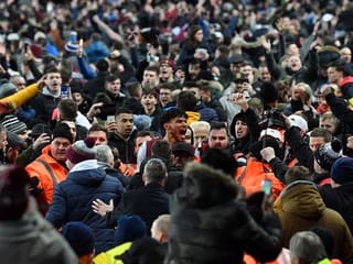 In pictures: Party time as Aston Villa reach English League Cup final