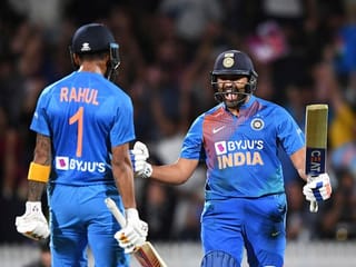 In pictures: India scrape to T20 victory over New Zealand