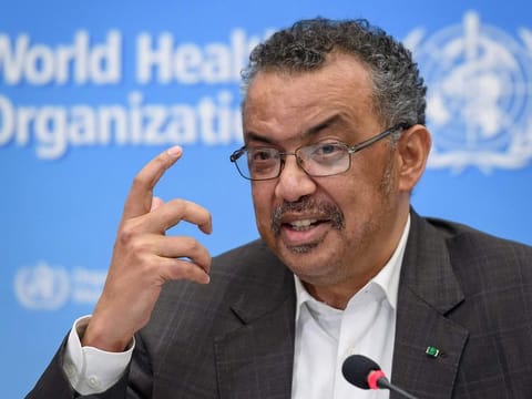 World Health Organization (WHO) Director-General Tedros Adhanom Ghebreyesus. The UN health agency declared an international emergency over the deadly coronavirus from China -- a rarely used designation that could lead to improved international co-ordination in tackling the disease. 