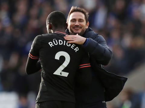  Chelsea's manager Frank Lampard 