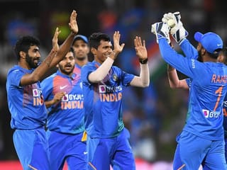 In Pictures: India win fifth T20I against New Zealand to sweep series
