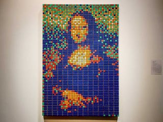 Rubik's Cube 'Mona Lisa' goes on sale in Paris  