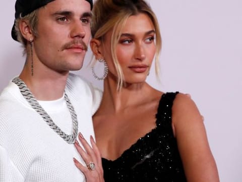 Singer Justin Bieber and his wife Hailey Baldwin.