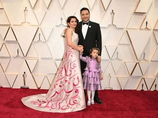 Oscars: Her dress had a message in Arabic for the world
