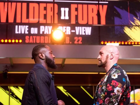  Tyson Fury (right) wants to give Deontay Wilder a 'bit more' when they clash for the third time later this year. The first of their heavyeight title fights ended in a controversial draw in 2018 while last month, Fury prevailed in a brutal seventh round knockout.